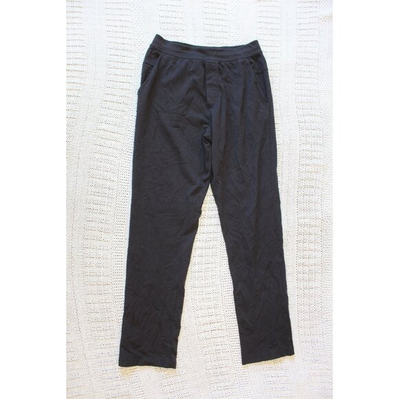Lululemon Men's Discipline Black Pant Size M Straight Leg Outdoor Casual Gym - Picture 1 of 7